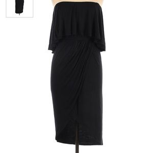 Sen Black Strapless Dress